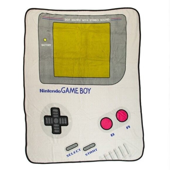 Nintendo Other - New Nintendo Game Boy Plush Fleece Gift Throw Blanket NES Classic System Gameboy